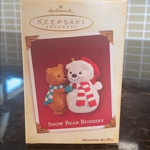 HALLMARK 2005 SNOW BEAR BUDDIES ORNAMENT